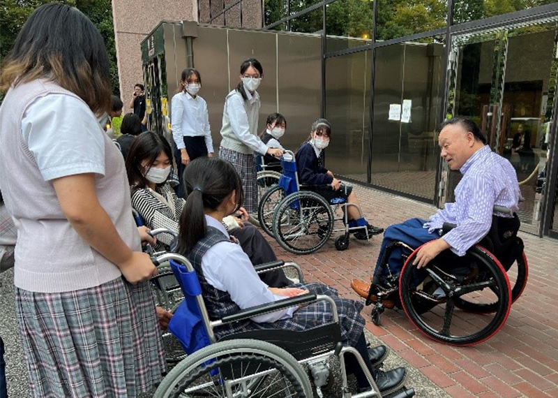 車いす友の会の会長よりご教授いただきました